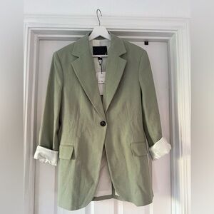 New Zara linen blend blazer